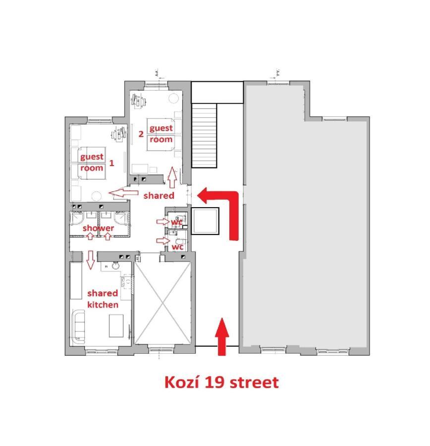 Room & Parking Assistance Prague Luaran gambar